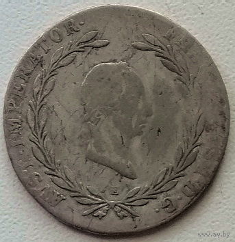 Австрия 20 крейцер 1826