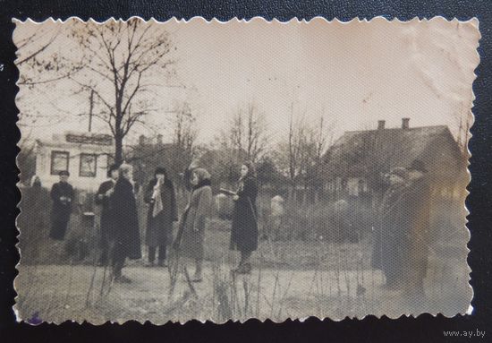 Фото "Встреча важного чиновника", Жабинка, 1950-е гг.