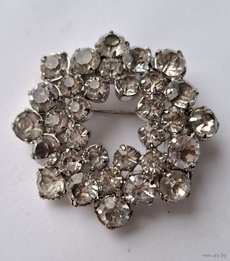 Брошь Снежинка. Кристаллы. 70-е годы, СССР