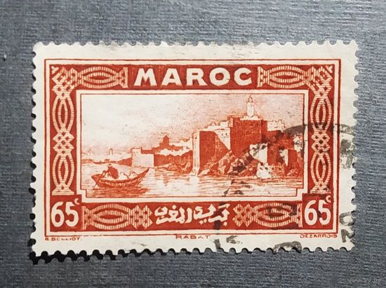 Марка Марокко 1933 год Местные мотивы