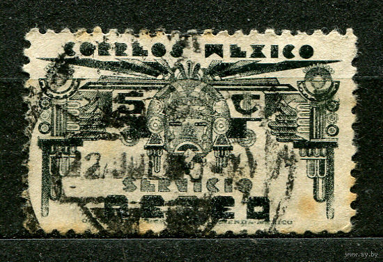 Ацтекский бог смерти Миктлантекутли. Мексика. 1934