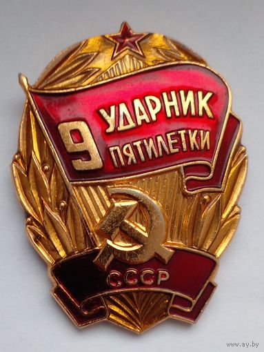 Ударник 9-й пятилетки.