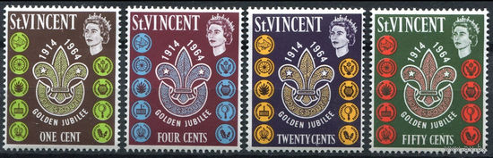 Сент Винсент 1964 ** серия 4 марки (SG 221-224)