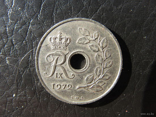 Дания. 25 эре.1972. С 20 копеек. Распродажа коллекции. Смотрите другие лоты.