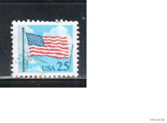 США-1988, (Мих.1976),  гаш., Стандарт, Флаг (одиночка),