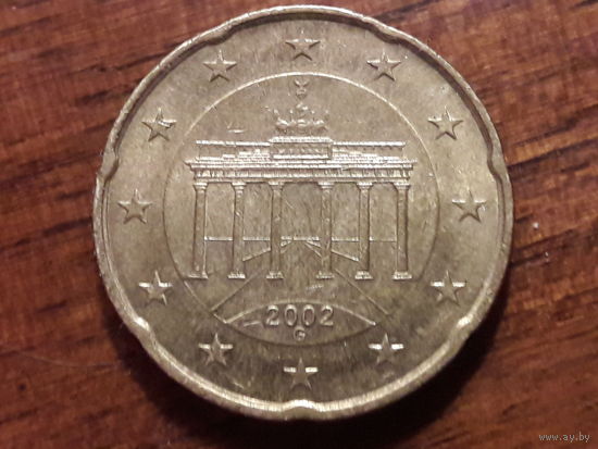 20 евроцентов 2002 Германия (G)