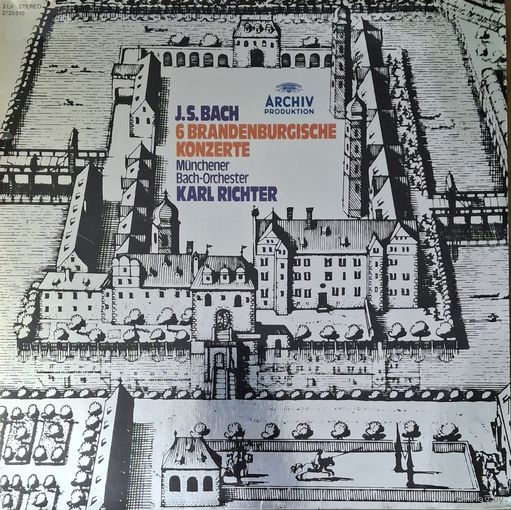 J. S. Bach, Munchener Bach-Orchester, Karl Richter – 6 Brandenburgische Konzerte (2LP)