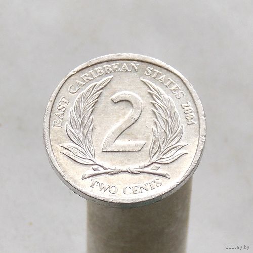 Восточно-Карибские Штаты 2 цента 2004