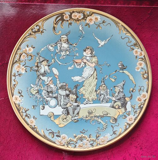 Декоративная тарелка "Белоснежка и семь гномов", Villeroy & Boch