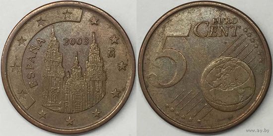 5 евроцентов Испания 2003г