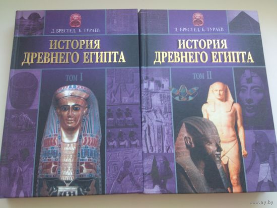 ИСТОРИЯ ДРЕВНЕГО ЕГИПТА в 2 томах. Д. Брестед, Б. Тураев Цена за комплект. Издательство Харвест 2002 год.