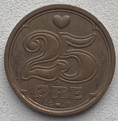 Дания 25 эре 1997 г.