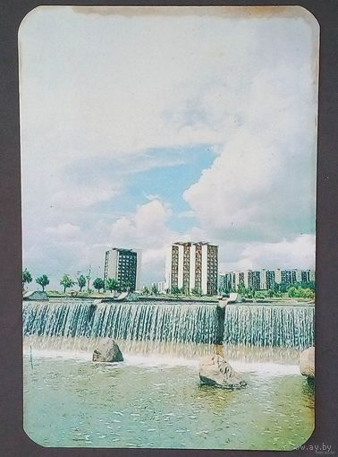 Календарик-1990-Минск-Водная система в Зелёном луге.