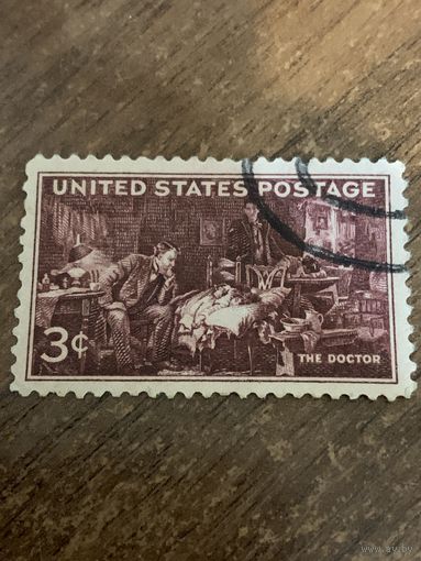 США 1947. Доктор. Картина английского художника Люка Филдса. Полная серия