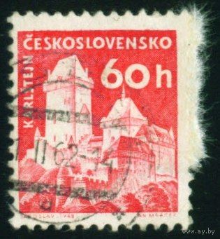Чехословацкие замки Чехословакия 1960 год 1 марка