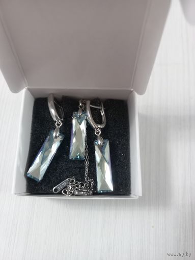 Серьги и колье комплект