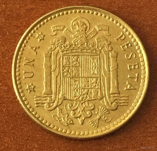 Испания 1 песета (peseta) 1975 (в звездочке 78)