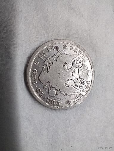 2 злотых 1825г