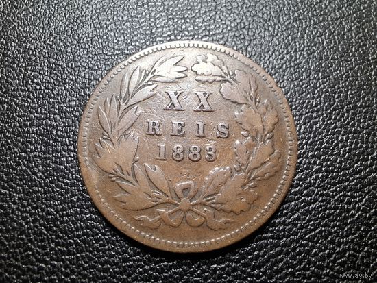 Португалия 20 реалов 1883