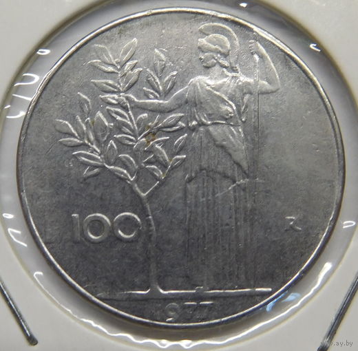 Италия 100 лир 1977 г