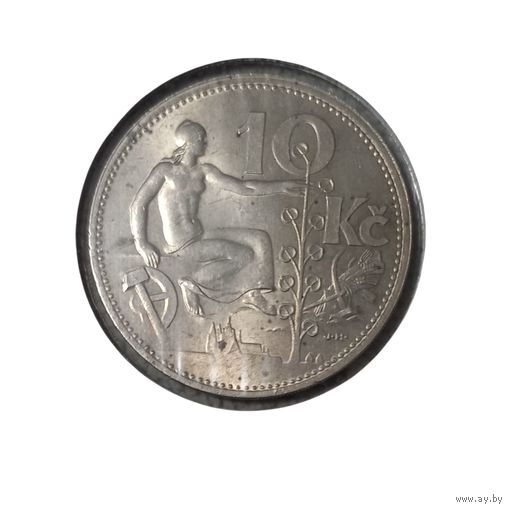 10 крон 1930 Чехословакия UNC Без МЦ. Распродажа