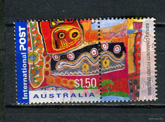 Австралия - 2001 - Искусство 1,50$. Праздничные марки - [Mi.2046] - 1 марка. Гашеная.  (Лот 3HU)-TG3P19