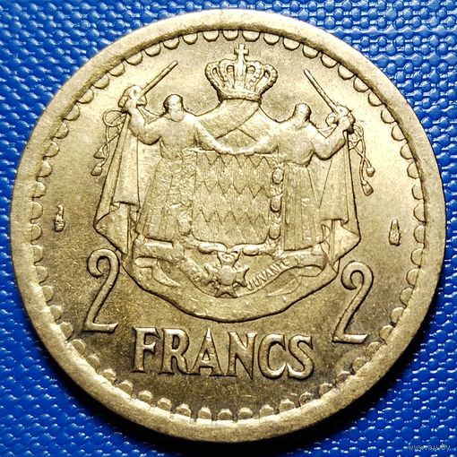 Монако 2 франка 1945 г.