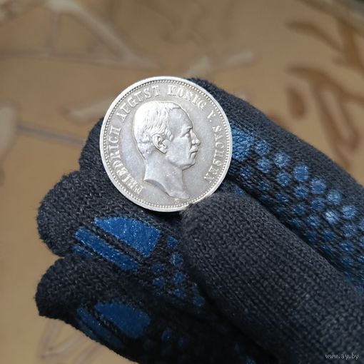 3 марки(1909г.) Саксония.Серебро. В ш.б.