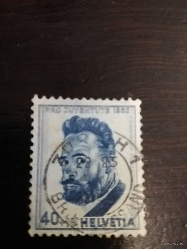 Швейцария 1953 Хэдлер автопортрет