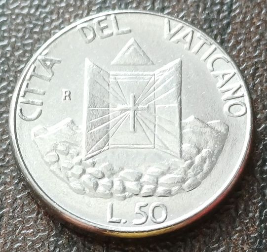Ватикан 50 лир, 1990    ( 1-3-2 )