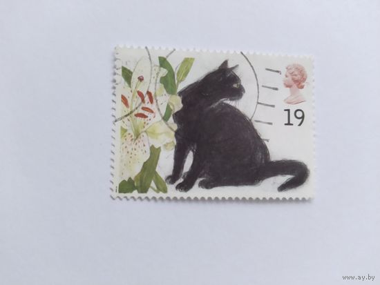 Великобритания  1995  кошка