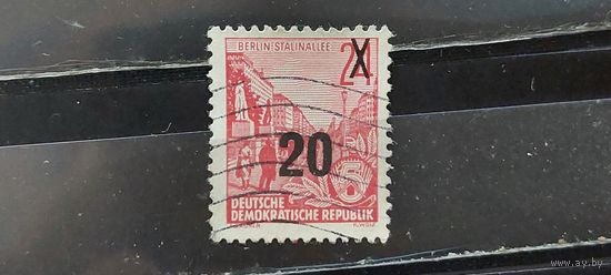 РАСПРОДАЖА ГЕРМАНИЯ. 1954г. ГДР. НАДП. Гаш.