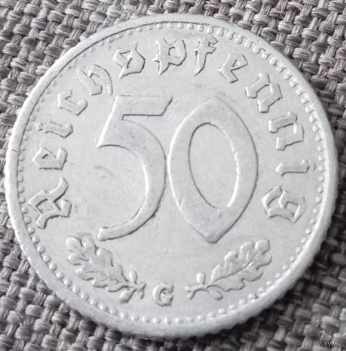 50 рейхспфеннигов 1940 G
