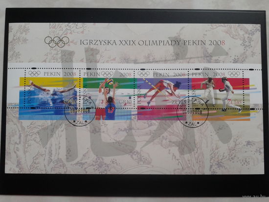 Польша, 2008, Олимпиада в Пекине, блок