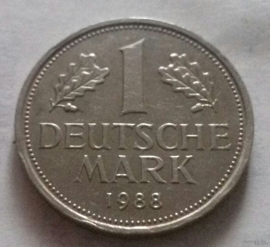 1 марка, Германия 1988 J
