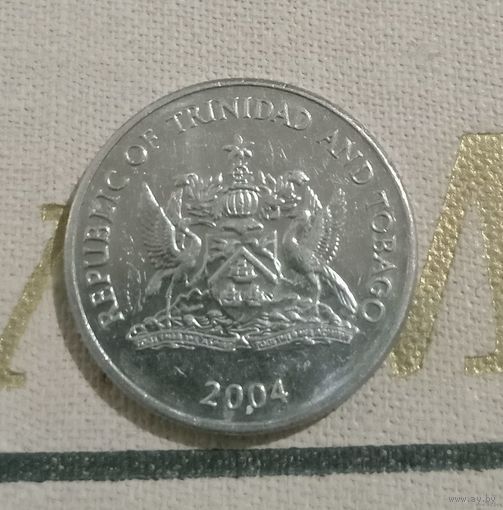 25 центов 2004 г.в. Тринидад и Тобаго