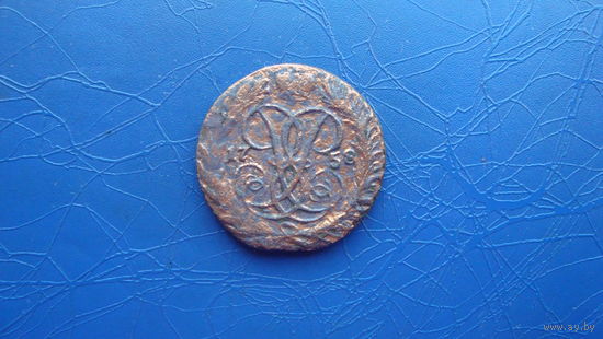 2 копейки 1758                                                                                                                                   (4974)