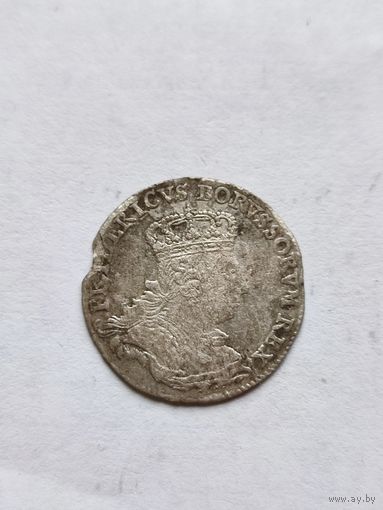 6 грошей, шестак,1757