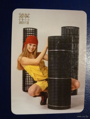 Календарик 2005 г. Завод металлических сеток.