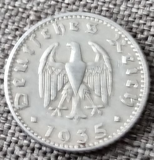 50 рейхспфеннигов 1935 J