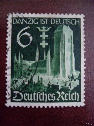 Mi.714 DR Рейх. 1939 год (mi.1 euro) архитектура - 1 шт.