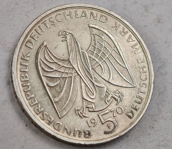 5 марок серебро Германия