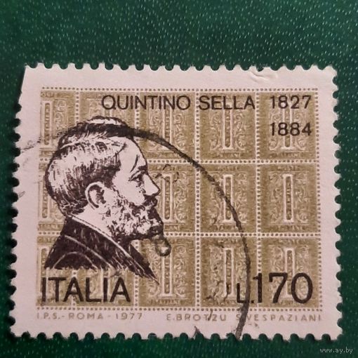 Италия 1977. Quintino Sella 1827-1884