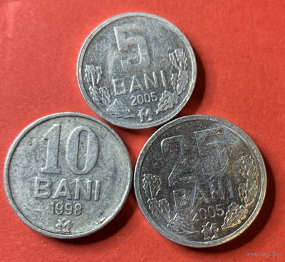 Молдавия, 3 монеты