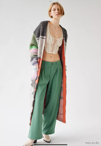 Urban Outfitters брюки Martina Low-Rise Trouser Pant, US8/UK12 (green)