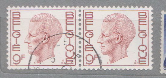 Известные люди Король Бодуэн Бельгия 1971 год  лот 9  СЦЕПКА