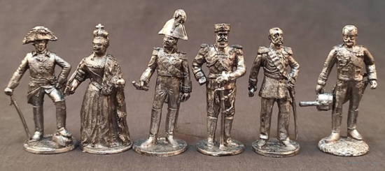 Статуэтки Императоры и императрица Оловянный сплав