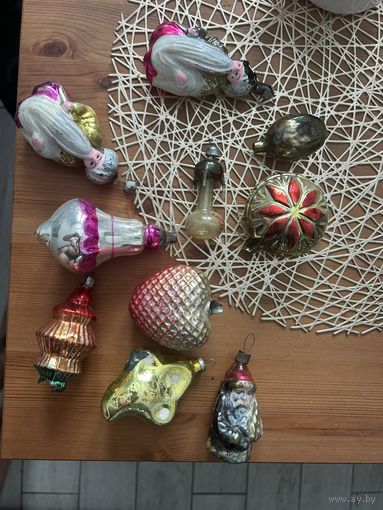 Елочные игрушки в реставрацию