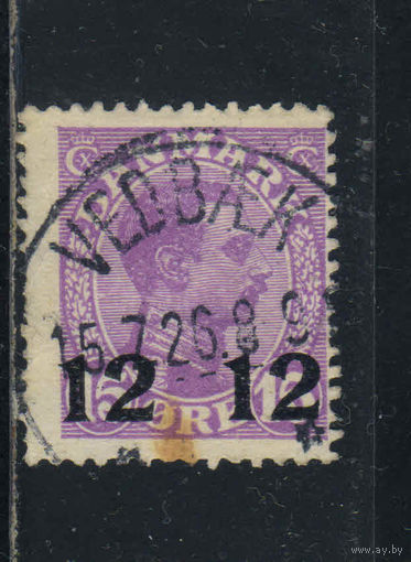 Дания 1926 Христиан X Надп Стандарт #158