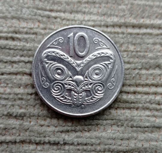 Werty71 Новая Зеландия 10 центов 1996 бабочка